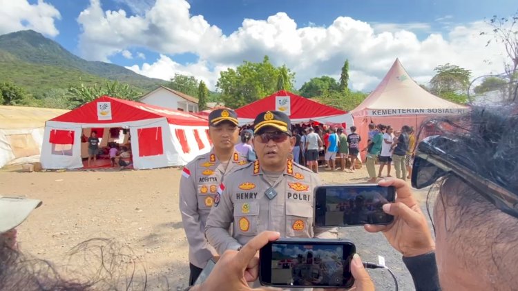 Kabidhumas Polda NTT: Polri All Out Tangani Dampak Erupsi Gunung Lewotobi