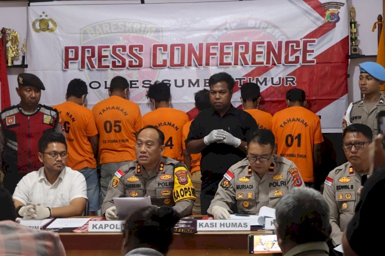 Polres Sumba Timur Bongkar Sindikat Pencurian Ternak, Enam Pelaku Diamankan