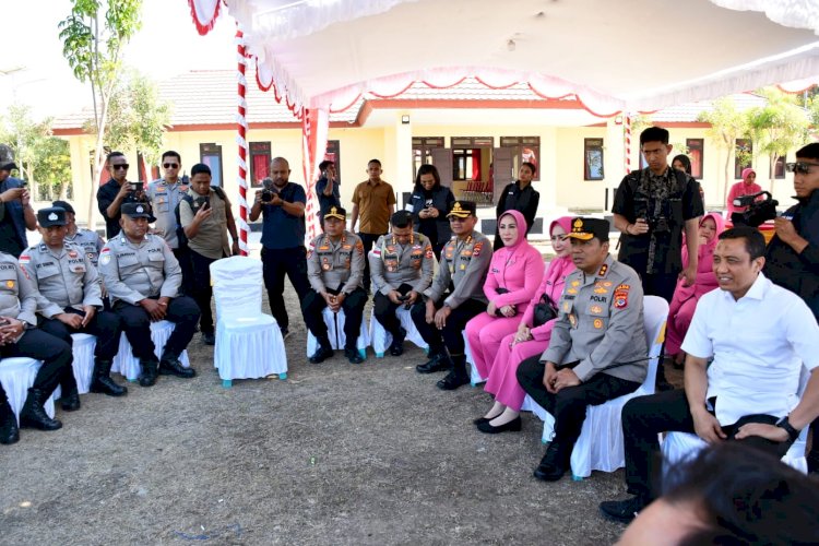 Kapolda NTT Tinjau Pos Perbatasan Motaain, Serap Aspirasi dan Beri Motivasi Personel