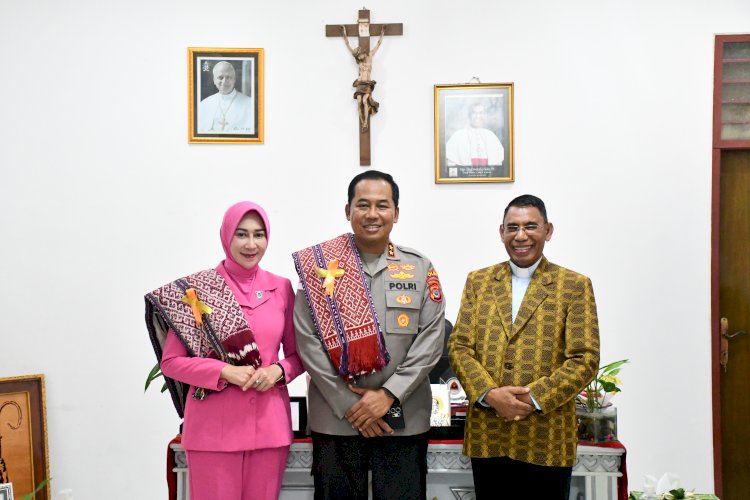 Silaturahmi Kapolda NTT ke Keuskupan Atambua: Sinergi Iman dan Keamanan Jaga Perbatasan