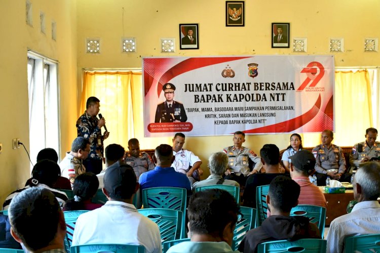 Jumat Curhat: Warga Penkase Oeleta Sampaikan Aspirasi ke Polda NTT