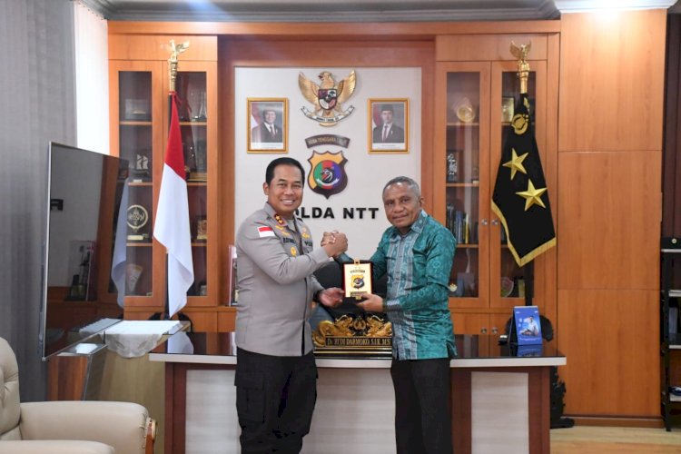 Kapolda NTT Terima Kunjungan Kakanwil Kemenkumham, Bahas Sinergi Kearifan Lokal dan Penegakan Hukum