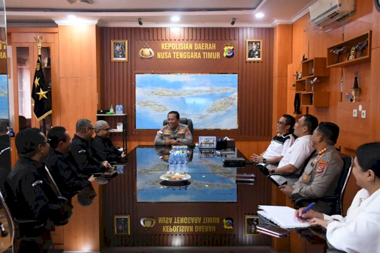 Kapolda NTT Terima Kunjungan Ketua dan Komisioner KPU, Bahas Evaluasi dan Sinergi Tahapan Kepemiluan