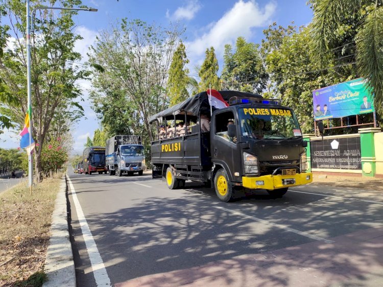 Labuan Bajo Kondusif, Polres Manggarai Barat dan TNI Gelar Patroli Gabungan Skala Besar