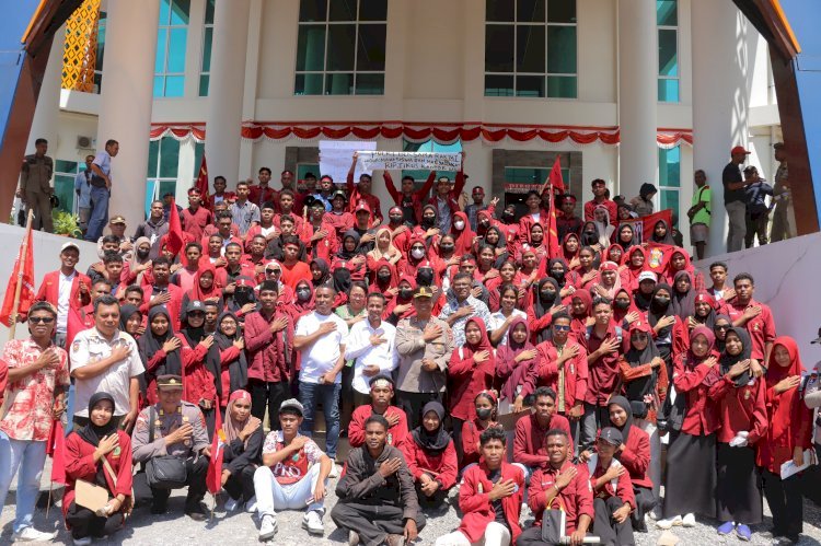 Polres Alor, Polda NTT Tunjukkan Wajah Humanis: Aksi IMM Berjalan Damai