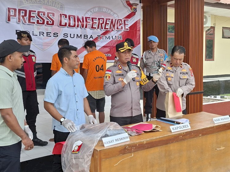 Polres Sumba Timur Ungkap Kasus Pencurian Ternak, Dua Residivis Diamankan