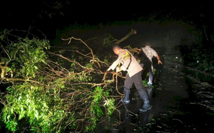 8 Titik Rawan Longsor di Jalur Aegela–Nangaroro, Polisi Lakukan Penanganan Darurat