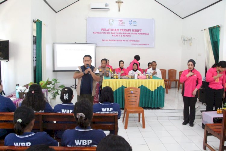 Bhayangkari Daerah NTT Gelar Terapi USEFT di Lapas Perempuan Kupang, Kapolda NTT: Lepaskan Luka, Bangun Harapan