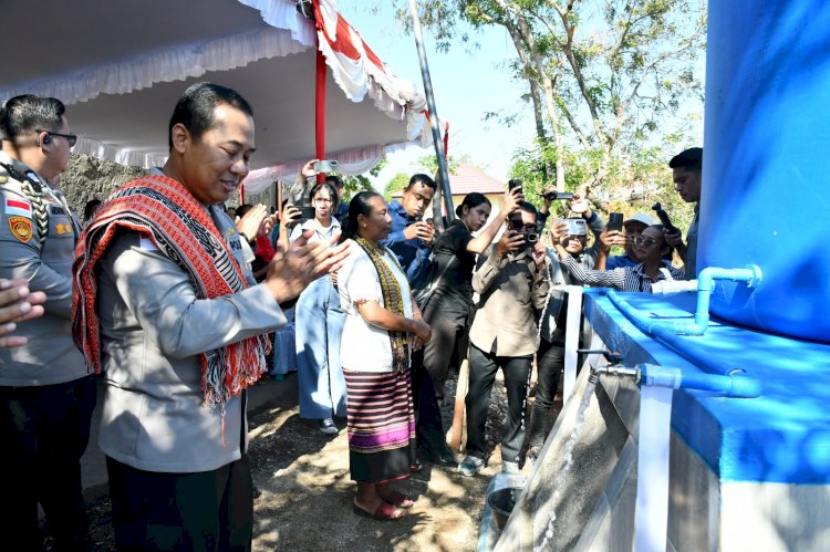 Hadiah Kehidupan: Kapolda NTT Resmikan Sumur Bor untuk Warga Liliba