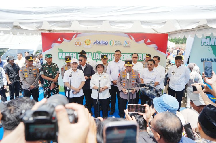 Panen Raya Jagung Kuartal III, Kapolri Tegaskan Komitmen Wujudkan Lumbung Pangan Dunia