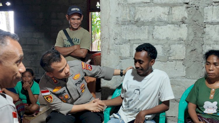 Kapolres Nagekeo Rangkul Keluarga Fian Rumadi, Pastikan Kasus Ditangani Transparan demi Kepastian Hukum