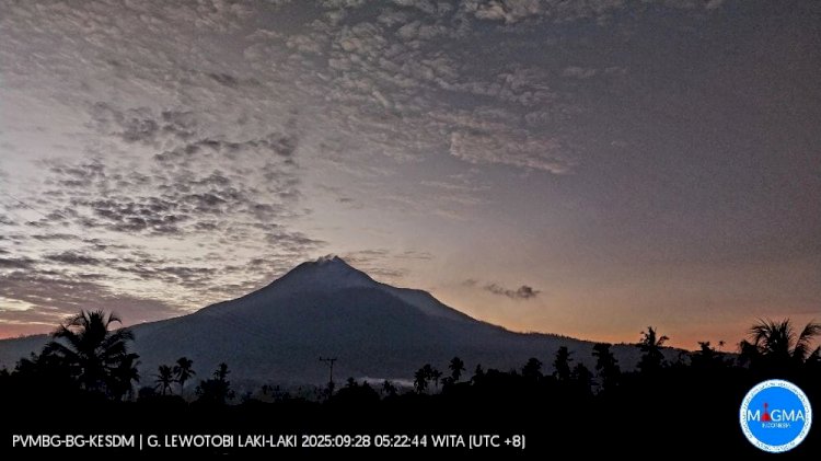 Gunung Lewotobi Laki-laki Erupsi, Kapolda NTT Imbau Warga Tetap Tenang dan Waspada