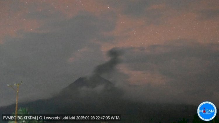 Update Perkembangan Erupsi Gunung Lewotobi Laki-laki, Polda NTT Imbau Warga Tetap Waspada