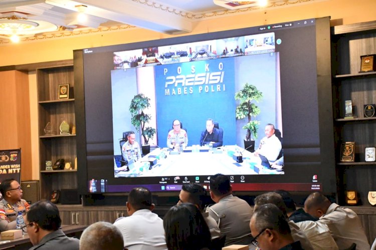 Polda NTT Ikuti Zoom Meeting Forum Belajar Bersama: Dorong Transformasi Kultural Polri Lewat Kecerdasan Emosional dan Spiritual