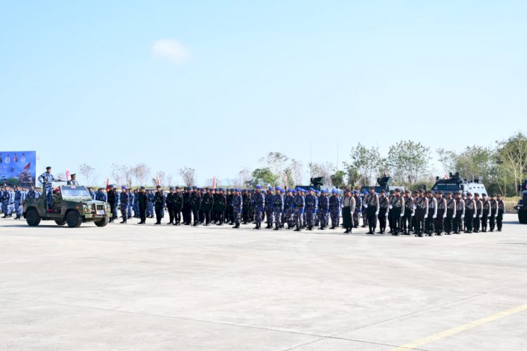 Sinergi dan Kebanggaan: Polda NTT Hadiri Upacara HUT TNI ke-80 di Lanud El Tari Kupang