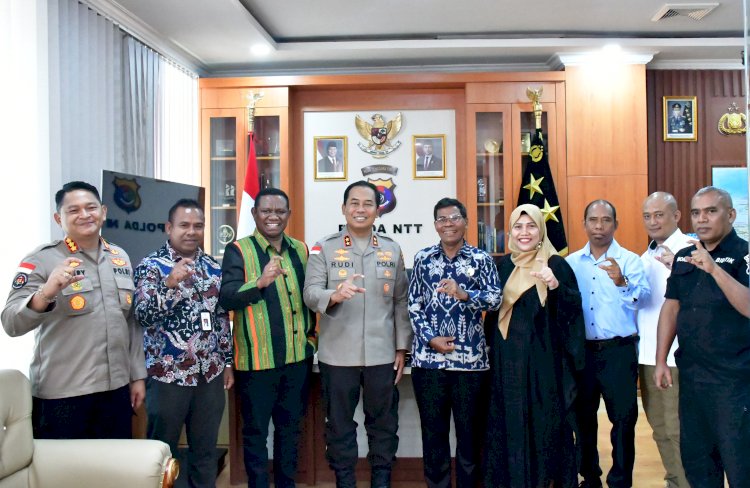 Kapolda NTT Terima Kunjungan Ketua Komisi Informasi, Perkuat Sinergi Keterbukaan Informasi Publik