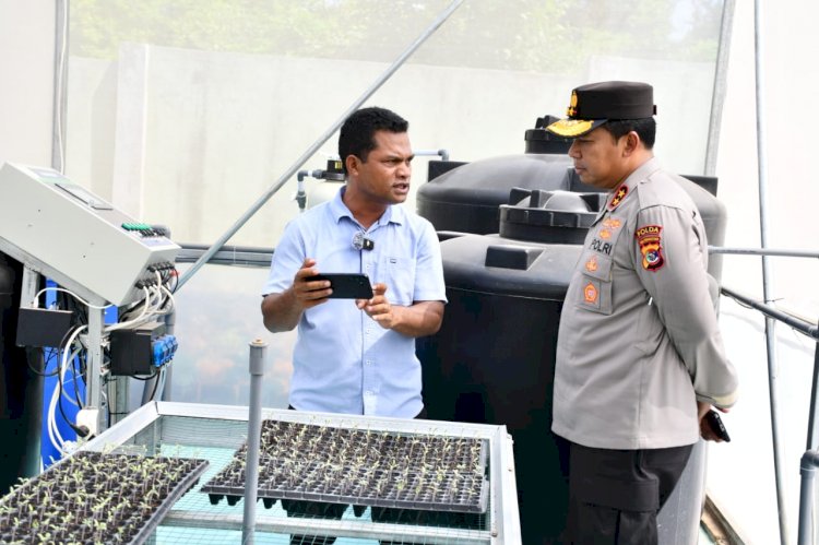 Kapolda NTT Tinjau Langsung Pengembangan Produktivitas Hortikultura di Kupang: Apresiasi Inovasi Warga Lokal