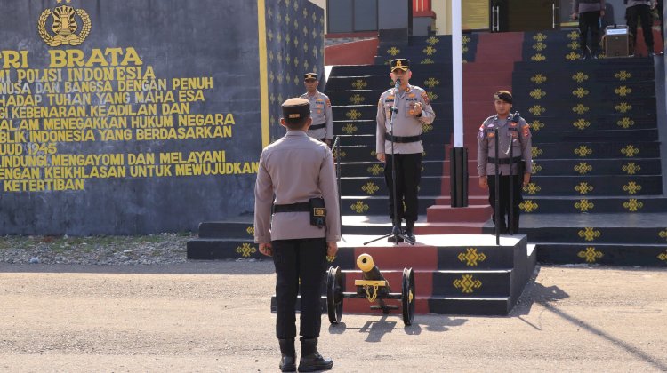 Apel Launching Pamapta SPKT Polres Nagekeo, Semangat Baru Transformasi Pelayanan Polri