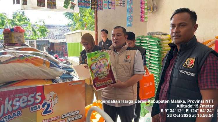 Tim Gabungan Polri, Bapanas, dan Pemda Cek Harga Beras di Malaka, Temukan Sejumlah Toko Jual di atas HET