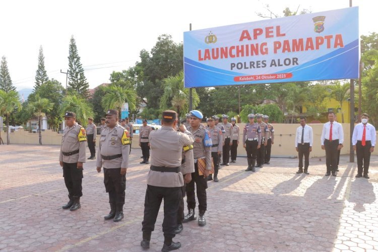 Wujud Nyata Transformasi Pelayanan Polri yang Humanis dan Presisi, Kapolres Alor Pimpin Launching PAMAPTA