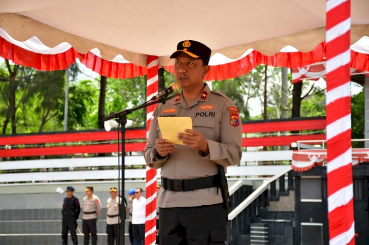 Wakapolda NTT Pimpin Apel Kesiapsiagaan Tanggap Darurat Bencana di Mapolda NTT