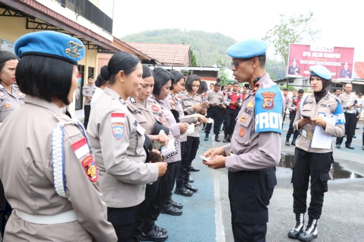 Polda NTT Tegaskan Komitmen Disiplin dan Profesionalisme, Gelar Operasi Gaktibplin di Polres Ngada