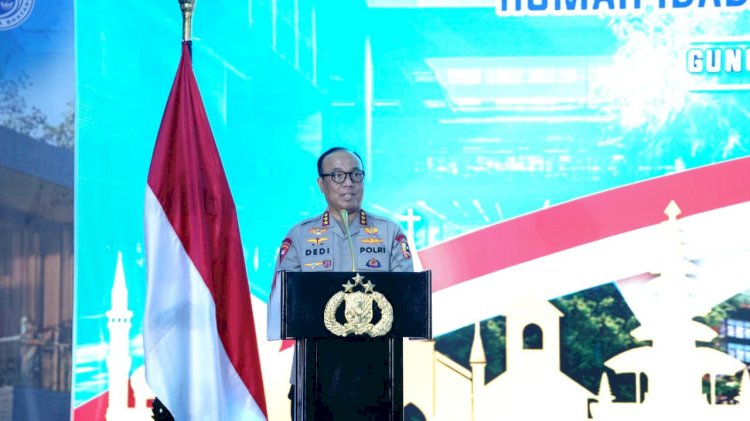 Peletakan Batu Pertama Rumah Ibadah di SMA Kemala Taruna Bhayangkara oleh Wakapolri, Simbol Toleransi dan Persaudaraan Antarumat Beragama