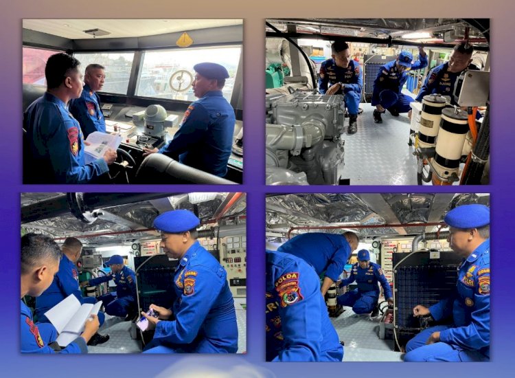 Sambut HUT Polairud ke-75, Ditpolairud Polda NTT Gelar Penilaian Kebersihan Mako, Asrama, dan Kapal Patroli