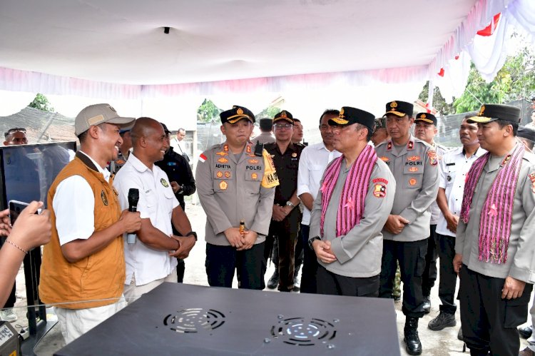 Early Warning System yang Diresmikan Wakapolri di Flotim, Jadi Solusi Komunikasi Saat Krisis Erupsi