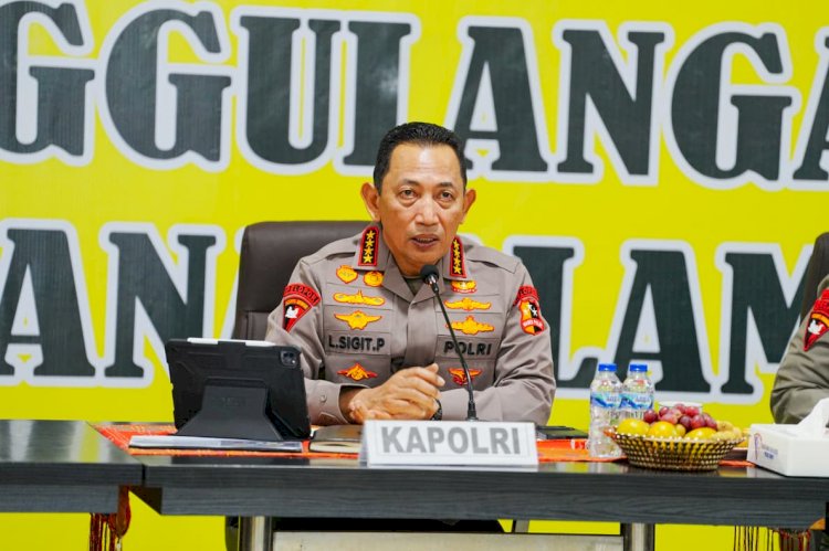 Kapolri Pimpin Rakor Bencana dengan Forkopimda Sumut, Bahu Membahu Tangani Bencana