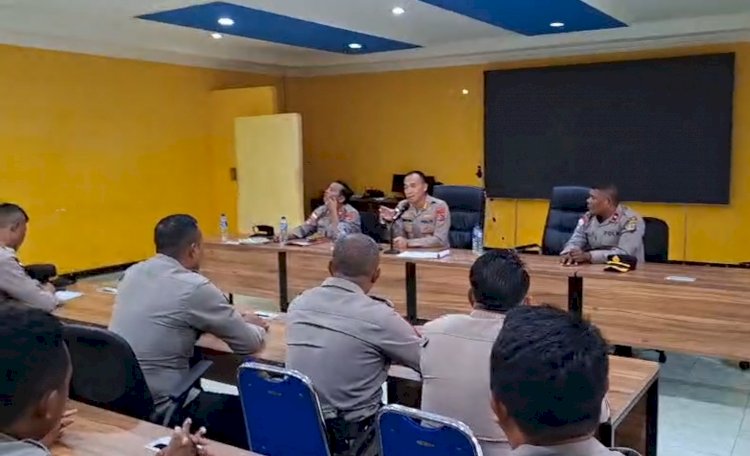 Direktur Binmas Polda NTT Pimpin Asistensi dan Supervisi di Polres Alor, Tekankan Profesionalitas dan Pelayanan Humanis