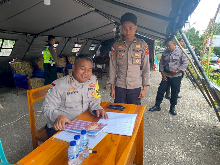 Kasatgas Preventif Supervisi Operasi Lilin Turangga 2025 di Polres TTS, Pastikan Kesiapan Pengamanan Nataru