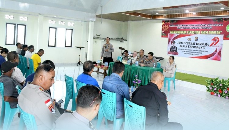 Polda NTT Gelar Jumat Curhat di Kelurahan Belo, Warga Sampaikan Keluhan Kamtibmas hingga Fasilitas Umum