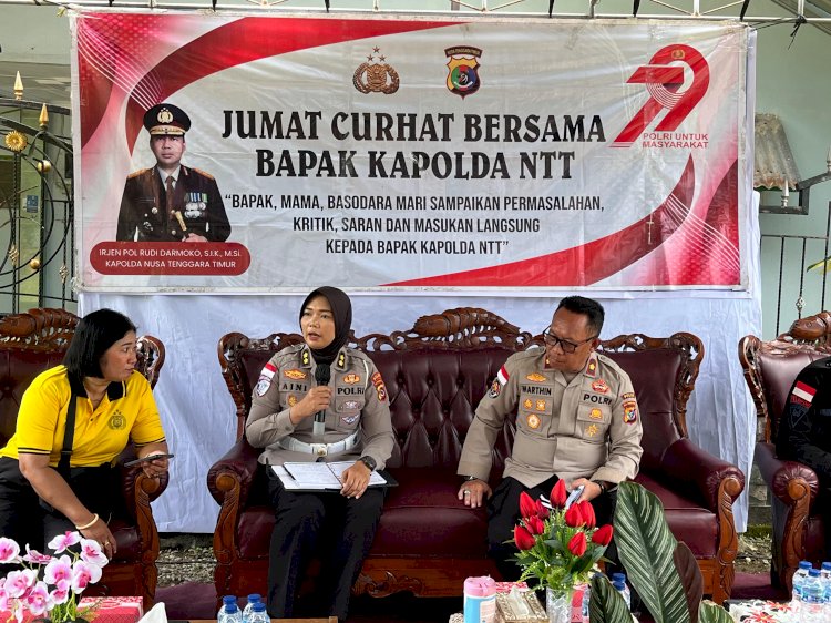Jumat Curhat di Oepura, Polda NTT Perkuat Komunikasi dan Respons Aspirasi Warga