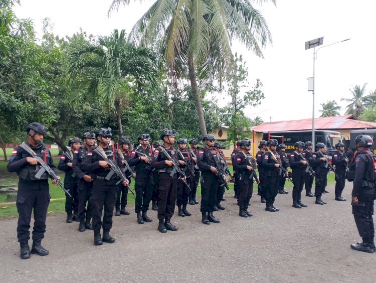 Polda NTT Kerahkan Pasukan Brimob Amankan Bentrok Antar Desa di Adonara