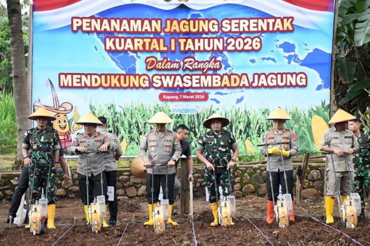 Dukung Asta Cita Presiden RI, Polda NTT Perluas Akselerasi Swasembada Pangan: Targetkan 10.000 Hektar Lahan dan Produktivitas 5 Ton per Hektar