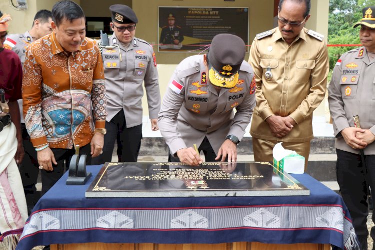 Kapolda NTT Resmikan Pospol Umbu Ratu Nggay Barat, Perkuat Pelayanan Kepolisian di Sumba Tengah
