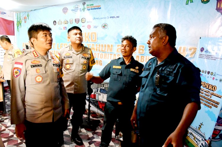 Antisipasi Lonjakan Pemudik, Polda NTT Cek Langsung Kesiapan Pos Pengamanan