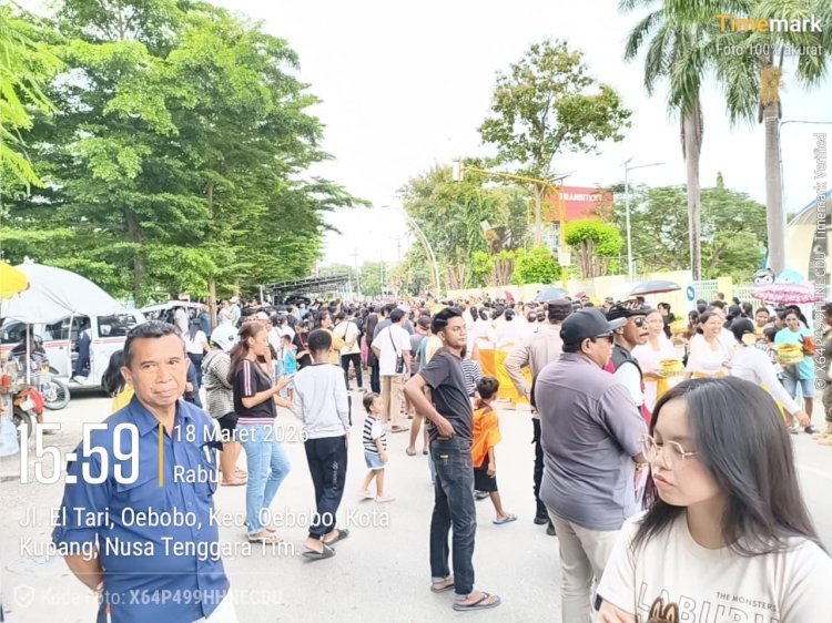 Ops Ketupat Turangga 2026, Polda NTT Amankan Pawai Ogoh-Ogoh Nyepi di Kota Kupang