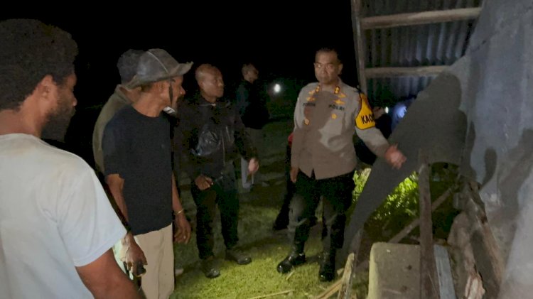 Kapolres TTS Turun Langsung Tangani Tragedi Robohnya Bangunan SD Oepula, Satu Siswa Meninggal Dunia