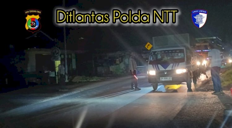 Dirlantas Polda NTT Pastikan Arus Tetap Lancar, Jalur Alternatif di Jembatan Amblas Naibonat Resmi Dibuka