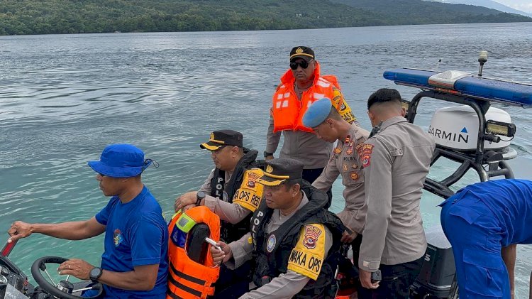 Kapolres Flores Timur Pantau Langsung Pengamanan Titik Ziarah Semana Santa di Larantuka dan Adonara