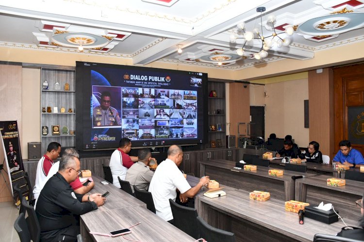 Kabidhumas Polda NTT: Dialog Publik Jadi Bekal Hadapi Tantangan Hukum di Era Artificial Intelligence