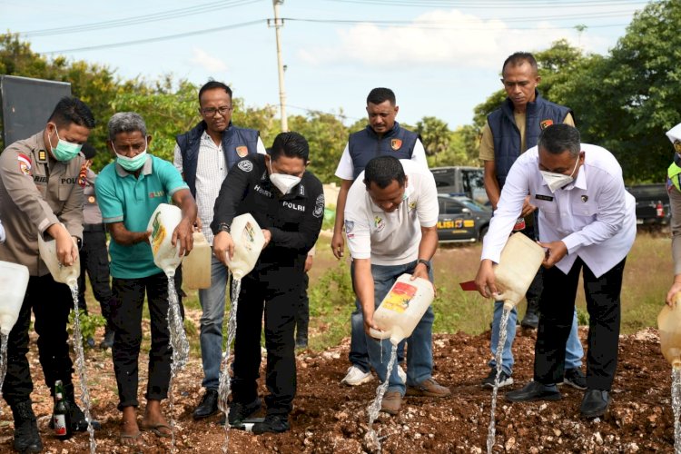 Merawat Harmoni Bumi Flobamora, Polda NTT Pulihkan Ketertiban Sosial Melalui Penertiban Minuman Beralkohol Ilegal