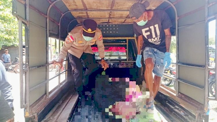 Warga Lekunik Ditemukan Meninggal, Warga Telp 110 dan Korban Dievakuasi Untuk Pemeriksaan