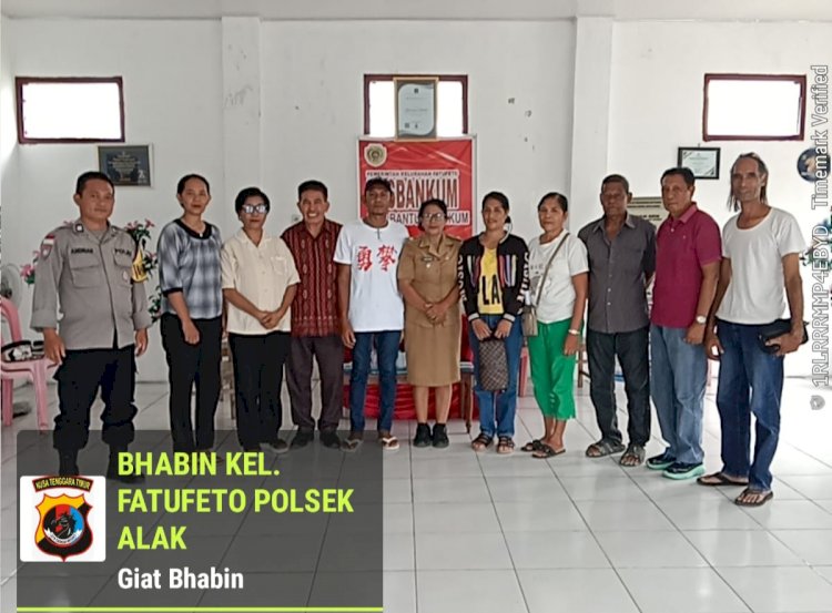Respon Cepat Laporan 110, Bhabinkamtibmas Fatufeto Selesaikan Kasus KDRT Lewat Mediasi Kekeluargaan