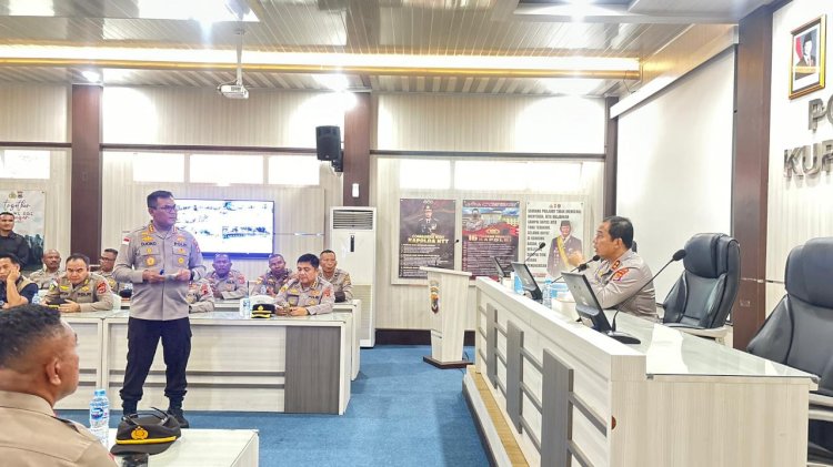 Kapolresta Kupang Kota Paparkan Inovasi Patroli Digital dan Pengawasan Terintegrasi di Hadapan Kapolda NTT