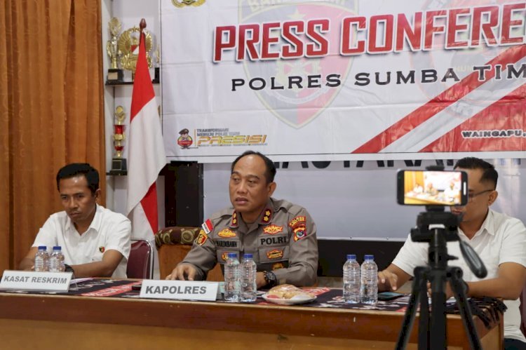 Polres Sumba Timur Amankan Tiga Pelaku Tambang Emas Ilegal di Kawasan Taman Nasional Matalawa