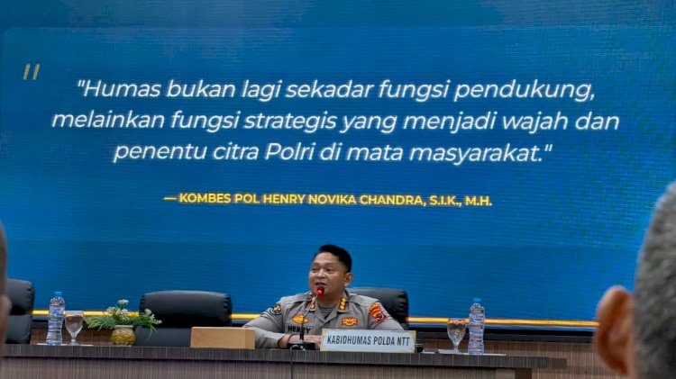 Kabidhumas Polda NTT Ingatkan Bahaya Konten AI Manipulatif, Pers dan Masyarakat Diminta Utamakan Verifikasi Informasi
