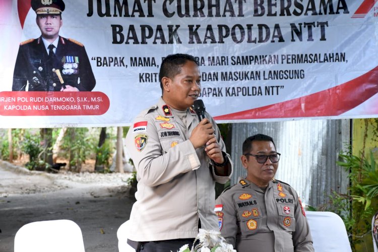 Polda NTT Tampung Curahan Hati Warga Oebufu, Bahas Miras, Pesta Larut Malam hingga Keamanan Lingkungan